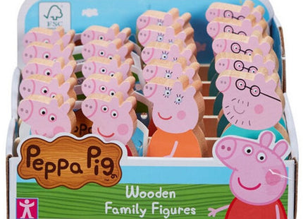 Peppa Pig Houten Figuren 4-Pack 8,5x15cm in display (5)