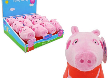 Peppa Pig Squishy Pluche 11cm in display