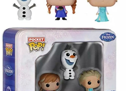 POP! Frozen Elsa Anna & Olaf Pocket Tin 3-Pack 14x18cm