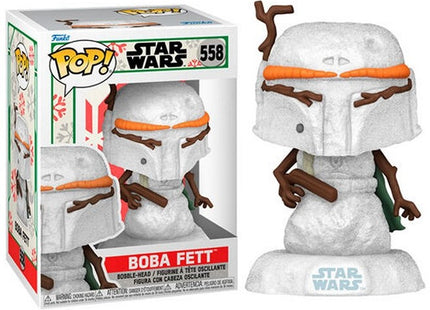 POP! Star-Wars Holiday Boba Fett Snowman