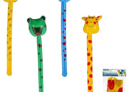 Aufblasbare Tiere, ca. 100 cm, 4/s - Spaßige, farbenfrohe Pool-Spielzeuge für Kinder TK Gruppe® Grosshandel 