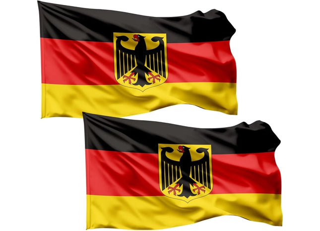 Flagge 60*90 cm mit Adler Deutschland schwarz, rot, gelb (Gold), als Deko, Dekoration, Partydeko für Fußball, Fußball Europameisterschaft WM 2022 (60*