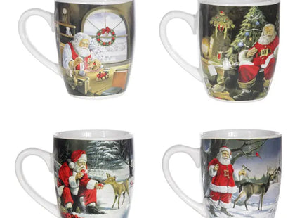 Becher Nostalgie, 4/s, bauchig, 10cm - Trinkbecher im Retro-Stil TK Gruppe® Grosshandel 