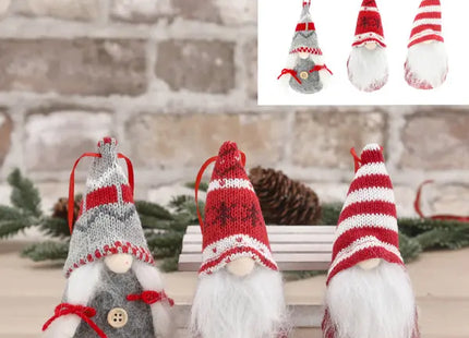 Schwebender Kobold, Gestrickt, 6/s, ca. 14cmH für Verspielte Weihnachtsdekorationen TK Gruppe® Grosshandel 