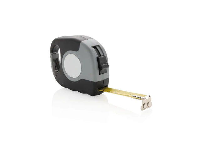 5m/19mm Maßband mit Karabinerhaken - grau/schwarz: Praktisches, präzises Messwerkzeug TK Gruppe® Grosshandel 