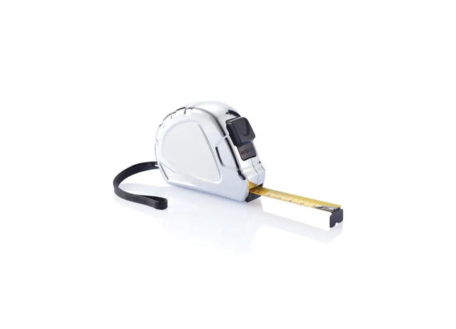 3m/16mm Auto-Stopp Maßband Ergonomic - silber/schwarz: Präzises, bequemes Messwerkzeug TK Gruppe® Grosshandel 