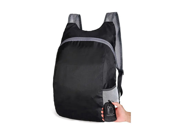 schwarzer faltbarer Rucksack TK Gruppe® Grosshandel 