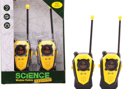 Science Explorer walkie talkie bereik +/- 80 mtr. 20x27cm