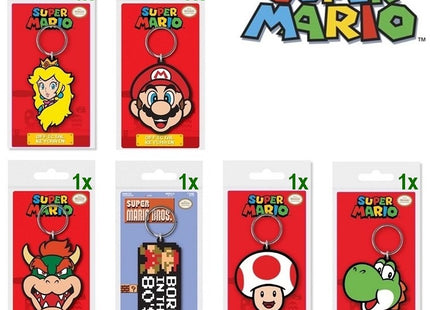 Super Mario Sleutelhanger 2D PVC 6,5x12cm