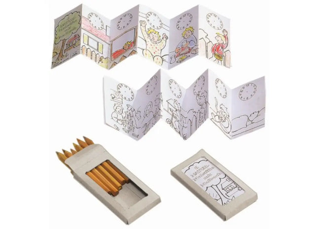 thanxx Mini-Buntstifte Malset (S) - Beige - Kompaktes Farbstift-Set für Kinder und Künstler TK Gruppe® Grosshandel 