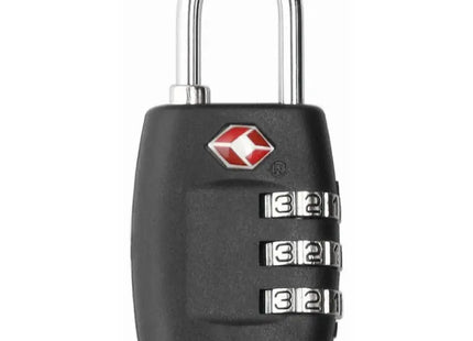 thanxx TSAMobileLock Reiseschloss in Schwarz – Sicherheitsorientiertes Gepäckschloss TK Gruppe® Grosshandel 