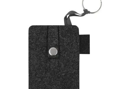 thanxx 'EUFeltLineKey' Schlüsseletui aus Filz - Stilvolles Grau TK Gruppe® Grosshandel 
