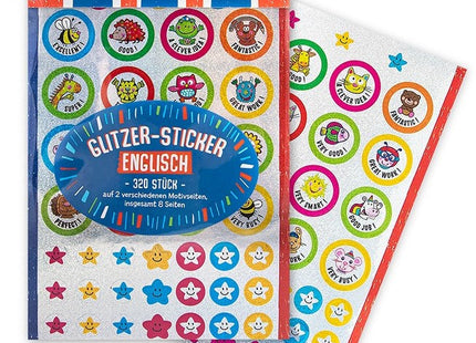 Trendhaus Glitterstickers English 320 stuks 11x14,5cm in display (16)