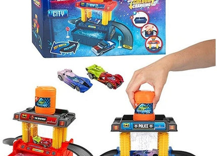 TURBO RACERS Set Car Wash 24 delig mwt auto + accessoires 8,5x30x19cm