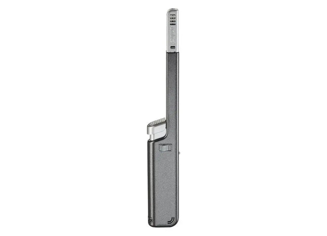 unilite PRAGUE Stabfeuerzeug in Metallic Schwarz – Stilvoll, Langlebig, Nachfüllbar TK Gruppe® Grosshandel 