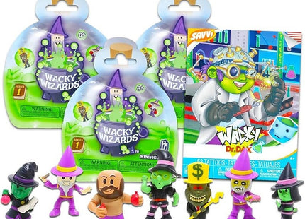 Wacky Wizards Mini Figuren in blindbag 13x16cm in display